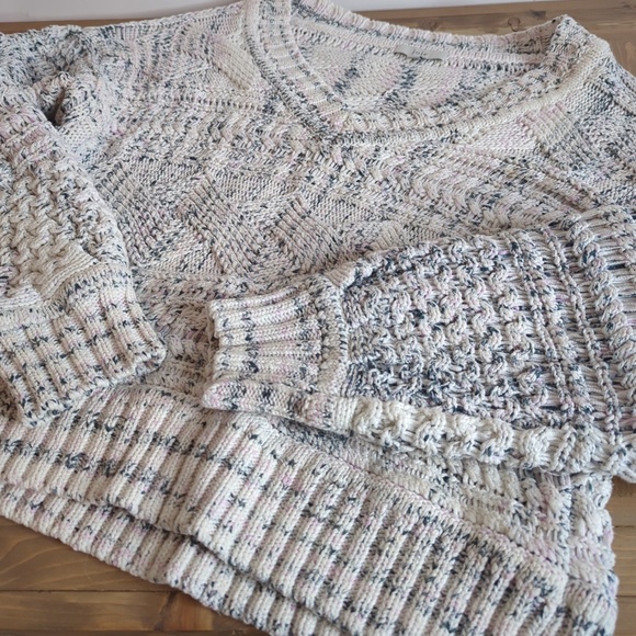 JOIE Sydnee Cotton V-Neck Knit Sweater SZ M - Picture 8 of 9